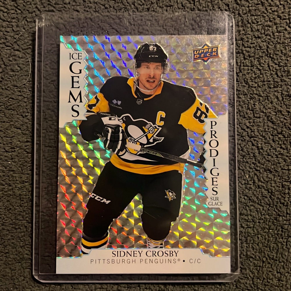 Tim Hortons 2023-2024 Sidney Crosby Ice Gems Hockey Card, #IG-1